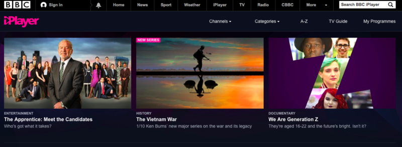 Unblock BBC iPlayer with VPN for UK