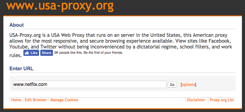 Unblock Netflix with the US Web Proxy