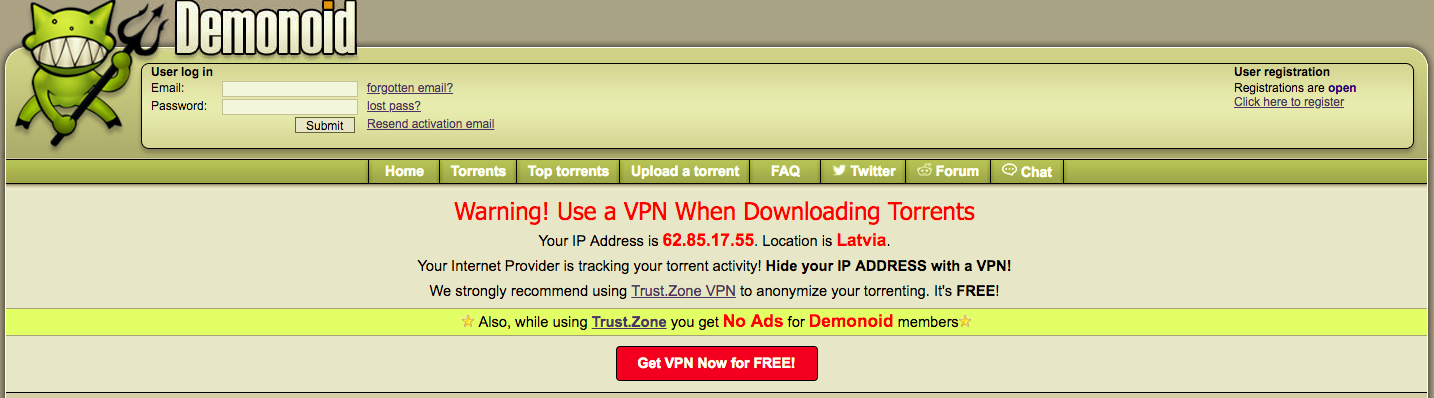 Best Demonoid VPN Service