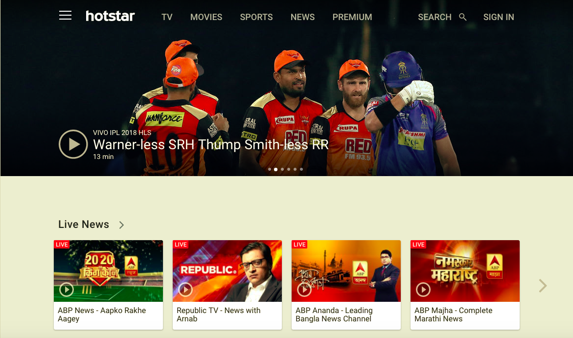 Watch Hotstar in Belgium