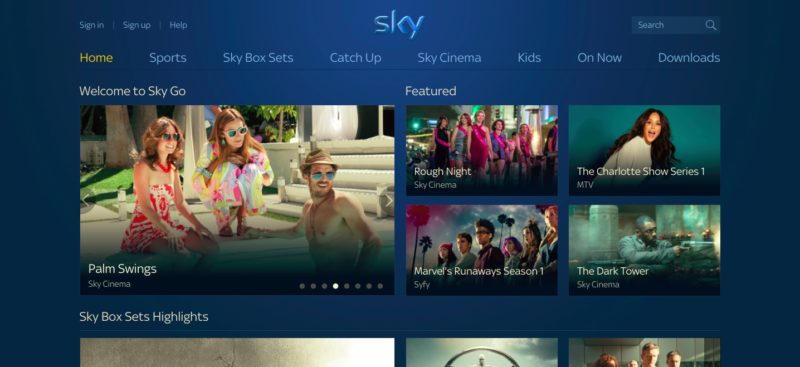 Watch Sky Go in Hong Kong