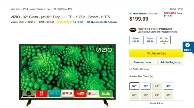 Best VIZIO 32