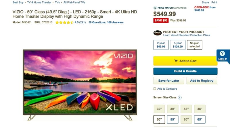 Best VIZIO 50