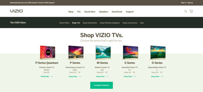Best VIZIO Smart TV VPN Service
